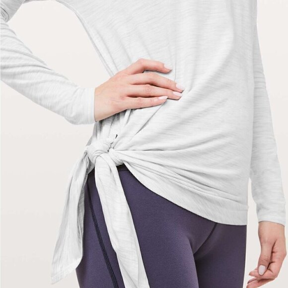 Lululemon 2-way Loose Fit Side Tie Long Sleeve 8 NWOT - Picture 5 of 9